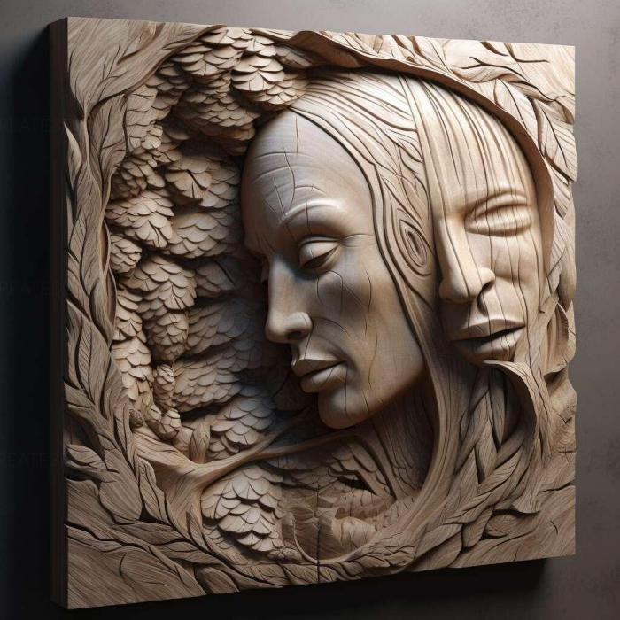 نموذج ثلاثي الأبعاد لآلة CNC 3D Art 